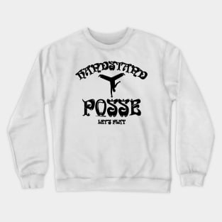 Handstand Posse Lets Play Yoga Crewneck Sweatshirt